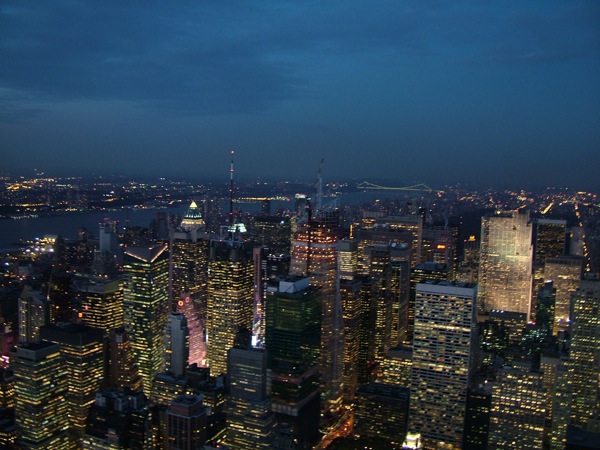 New York skyline from the Empire State Building