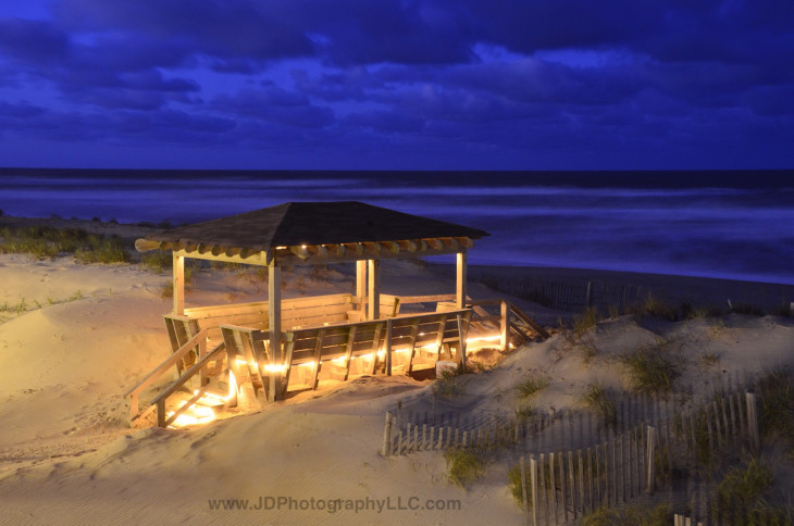 Sea foam motel gazebo