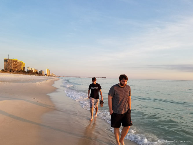 Brett and Cayce at Panama City Beach