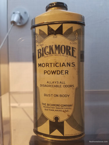 National Museum of Funeral History Morticians Powder