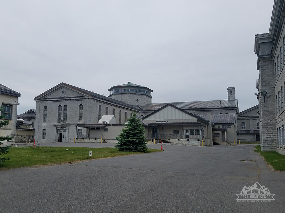 Kingston Penitentiary. View of actual prison from inside the walls.