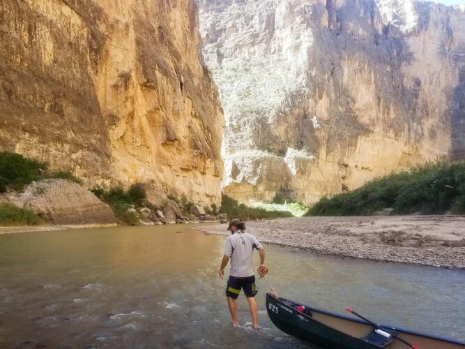 Big bend national park canoeing the rio grand