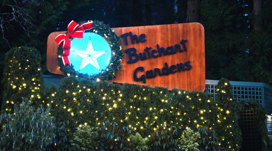 The Butchart Gardens at Christmas