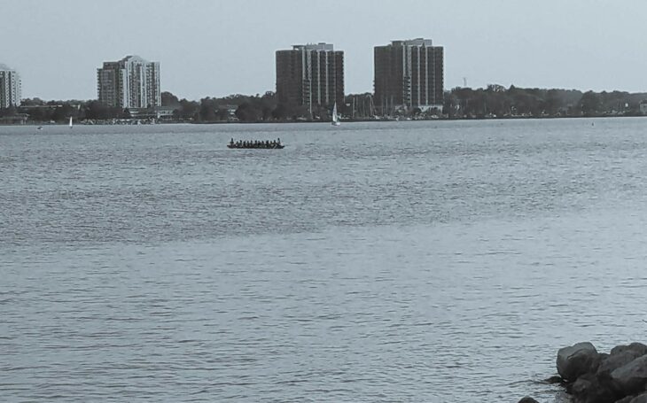 Barrie, Ontario from the waterfront