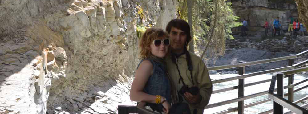 Johnston canyon banff national park