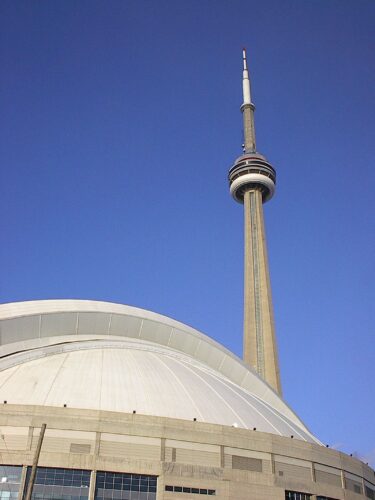 Toronto SkyDome and CN Tower