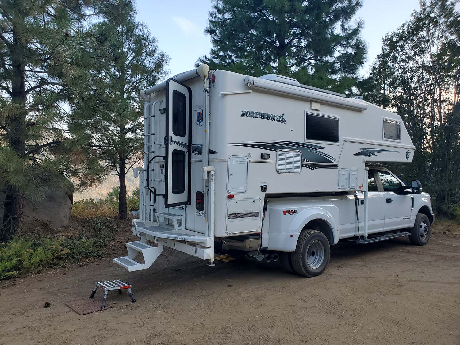 This northern lite truck camper is what i drove during my new england road trip itinerary