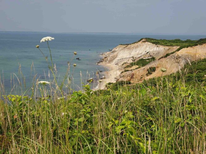 Marthas vineyard day trip | Real Home Sense Aquinnah cliffs was the first stop during our martha's Vineyard Day Trip
